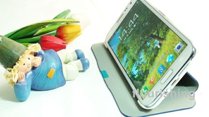 SAMSUNG GALAXY Note 2 N7100專用 馬賽克磁扣側掀保護套/側開皮套/翻蓋保護皮套/支架式保護殼/翻頁式皮套/磁扣式皮套