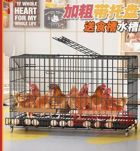 雞籠子家用養雞籠大號特大號自動清糞折疊養殖籠雞舍鐵絲網鴨鵝籠