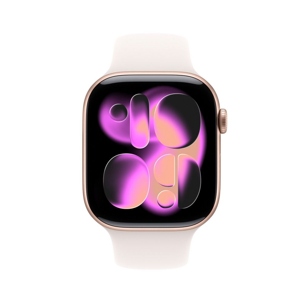 (APP 4%點數)Apple Watch S11(GPS)玫瑰金鋁金屬錶殼配淡胭粉色錶帶46mm(MEV64TA/A)(美商蘋果)  全新未拆封 台灣公司貨 此商品沒有7天鑑賞期 沒有辦法退貨 都是走維修保固 您可以在下單