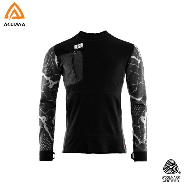 挪威[ACLIMA]Lars Monsen Femunden Crewneck M/歐洲製拉爾斯蒙森．費蒙登男款羊毛衣《長毛象休閒旅遊名店》