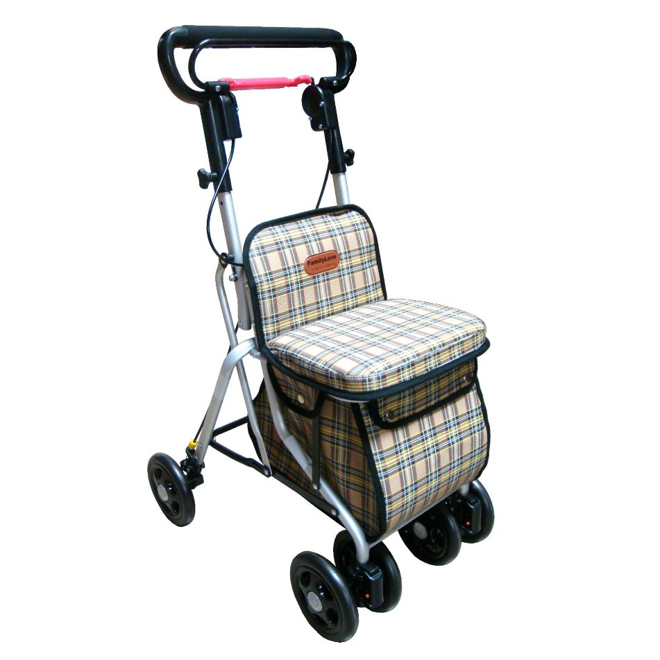 銀髮健步車助行車 帶輪型助步車/步行輔助車/散步車/助行椅 F685 1