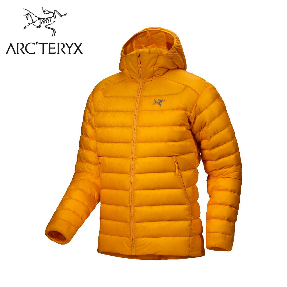 【ARC'TERYX 始祖鳥 男 Cerium 羽絨連帽外套《艾斯黃》】X000007313/保暖外套/羽絨衣/輕羽絨