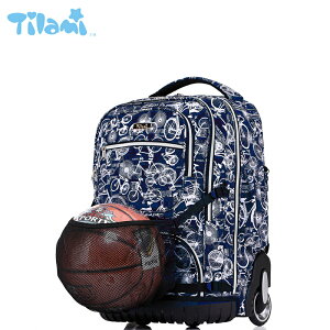 書包 美國TILAMI中小學生拉桿書包旅行運動包19寸男女籃球包大容量包郵 交換禮物