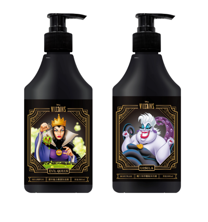 【迪士尼】Disney VILLAINS 洗髮 沐浴乳 (壞皇后/烏蘇)500ML 官方聯名款