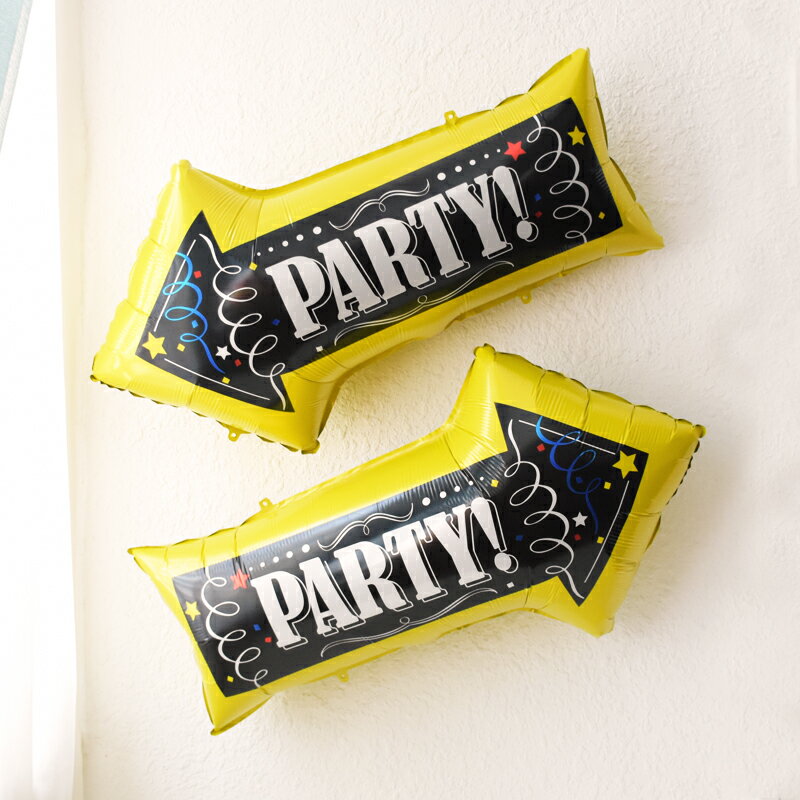 箭頭鋁膜氣球年會裝飾場景佈置 生日寶寶百天聚會party派對指示牌