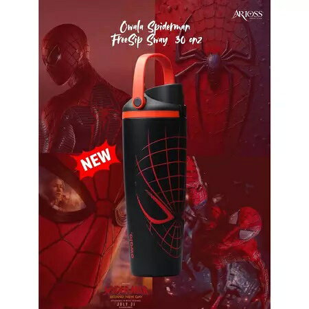 【毒】(代購7天) Owala Spiderman FreeSip 蜘蛛人 漫威 聯名 冷水瓶 水壺 雙飲杯 30oz / 32oz 0