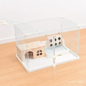 拉士格寵物加密無底兔籠子 傢用室內貓咪 別墅超大自由空間 狗籠 貓籠