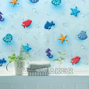 韓國彩繪海洋 DIY 自黏窗貼_HN-GS11A