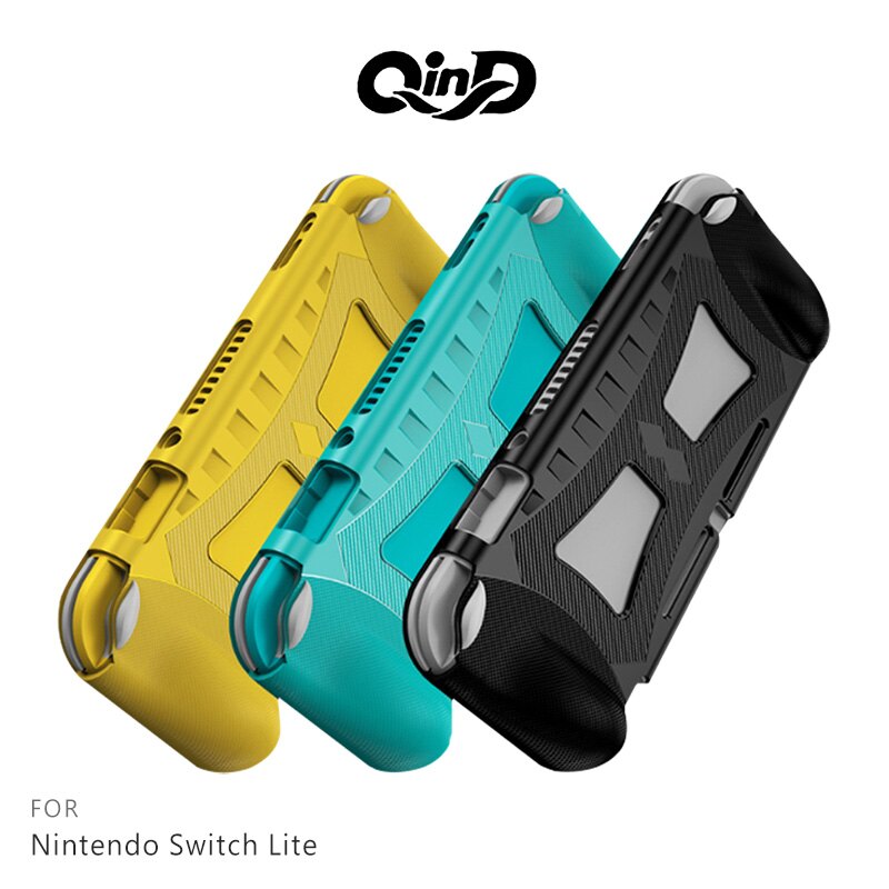 QinD Nintendo Switch Lite 矽膠保護軟套 保護套 矽膠套 保護殼 散熱佳【APP下單4%點數回饋】