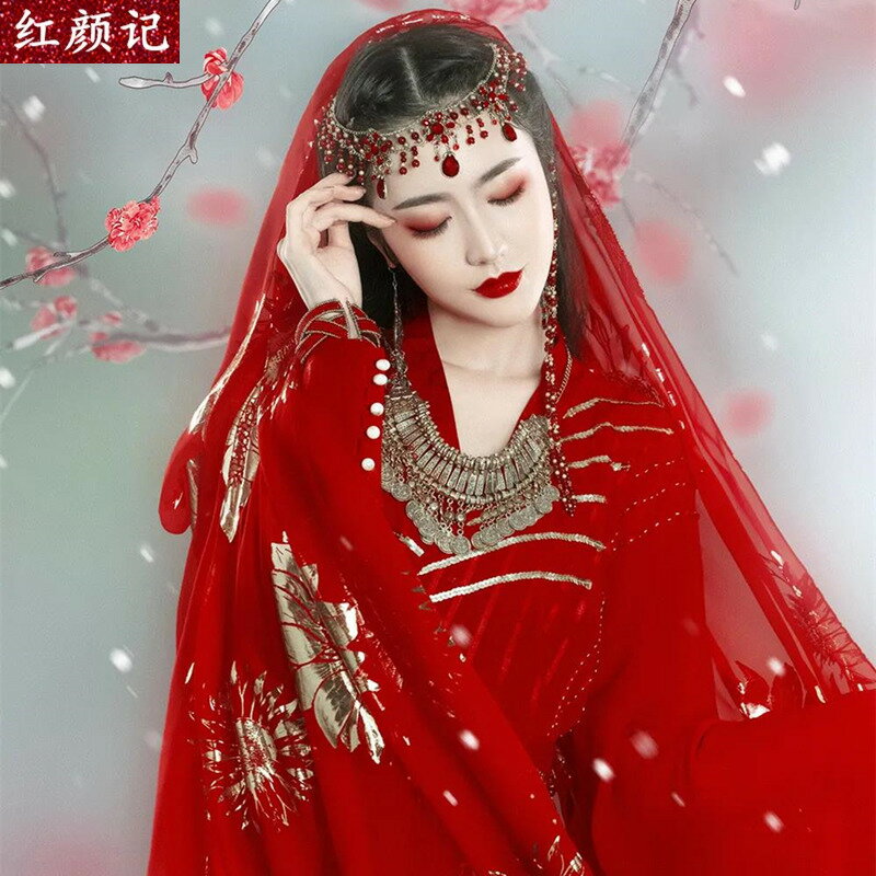 盤子金縷綃香女人坊影樓攝影主題服裝異域公主超仙沙漠風情女古裝 4