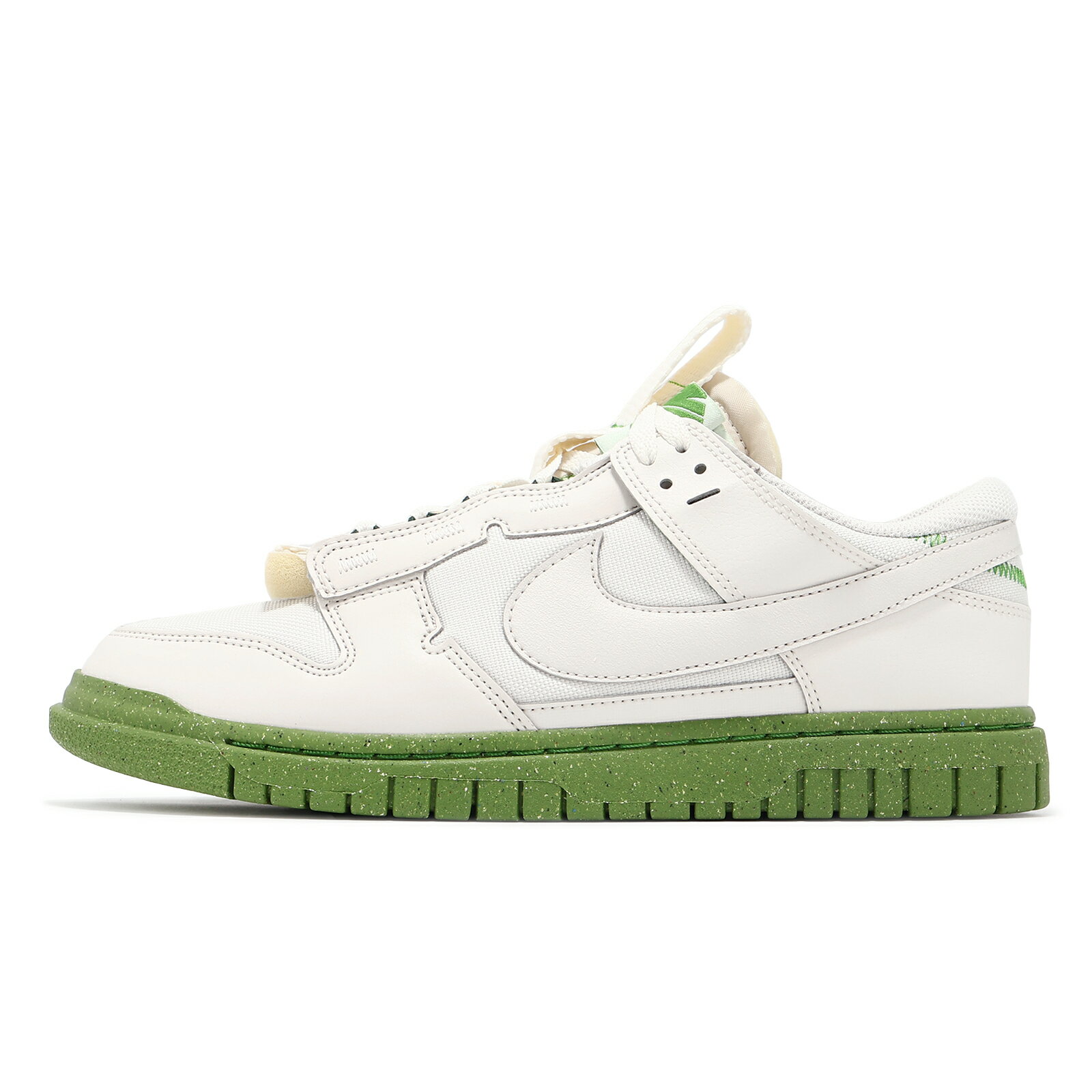 Nike 休閒鞋 Air Dunk Low Jumbo Chlorophyll 女鞋 男鞋 米白 綠 葉綠素