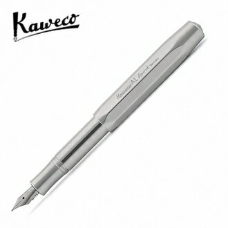 預購商品 德國 KAWECO AL Sport 系列鋼筆 0.7mm 金屬原色 F尖 /支 4250278607302