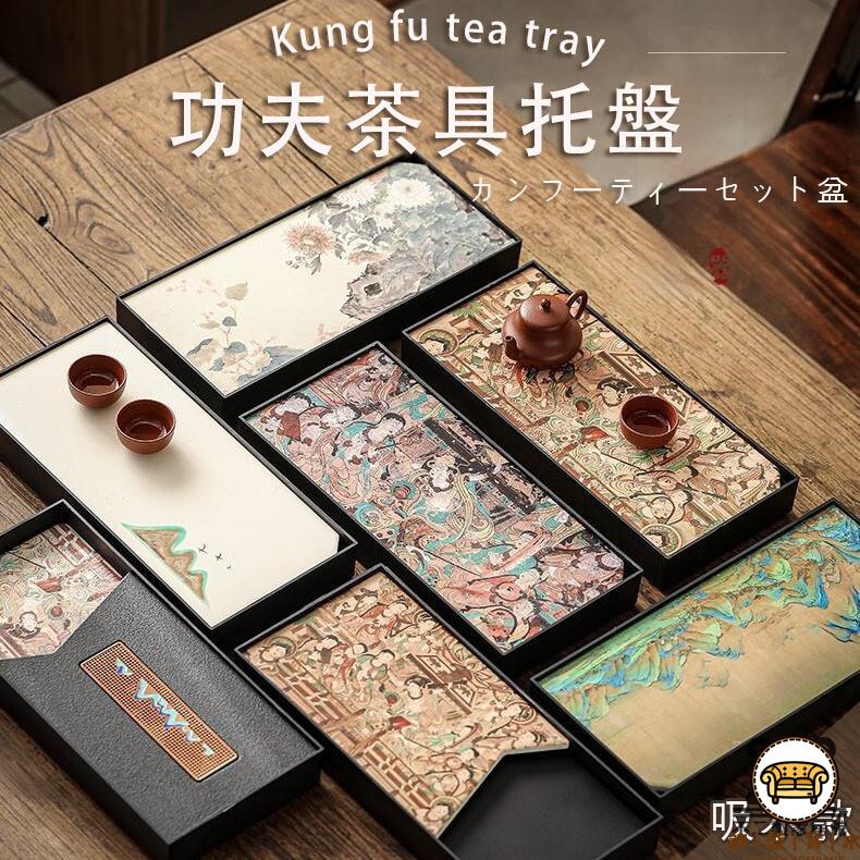 可開發票 工廠現貨 【宅配免運 石茶盤】復古家用茶盤 簡約茶盤 小型儲水茶臺 吸水茶盤 功夫茶具託盤 小型幹泡臺 家用辦公泡茶臺特惠/全館折扣 售後保障 j547