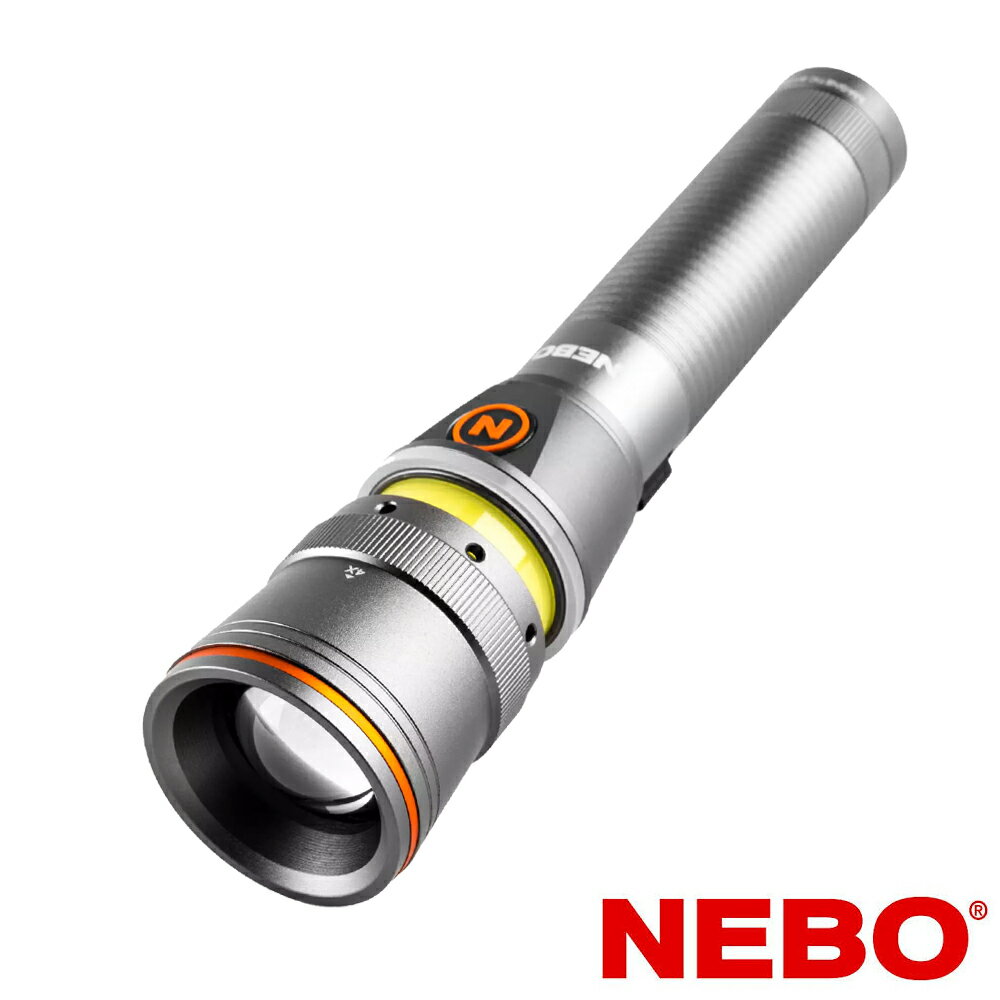 【NEBO】富蘭克林 旋轉兩用手電筒-USB充電 400流明 IPX4 NEB-WLT-0024-G