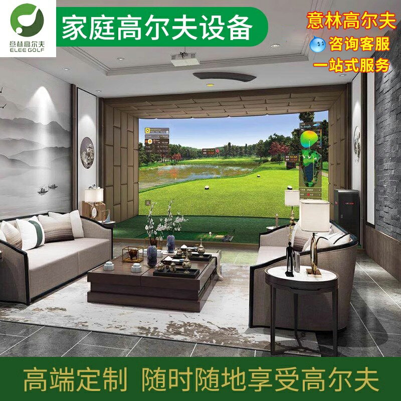 {可打統編 保固一年}全新原裝進口上門安裝室內模擬高爾夫室內高爾夫球場 1