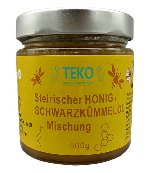 TEKO 黑種草油蜂蜜 500ml