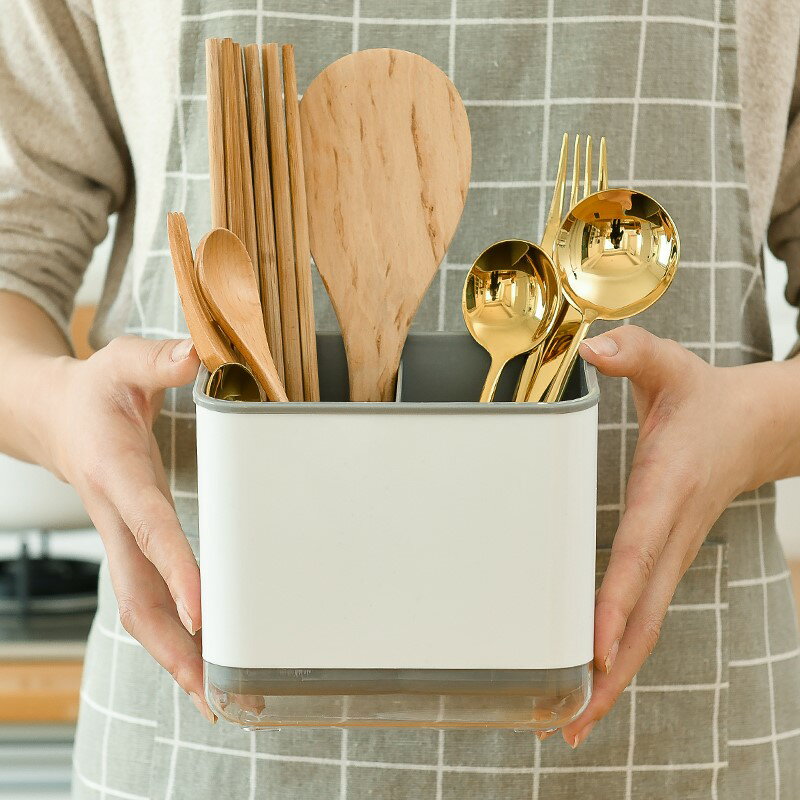筷子筒家庭新款桌面裝筷子的筷籠子勺子的收納盒廚房筷子筒