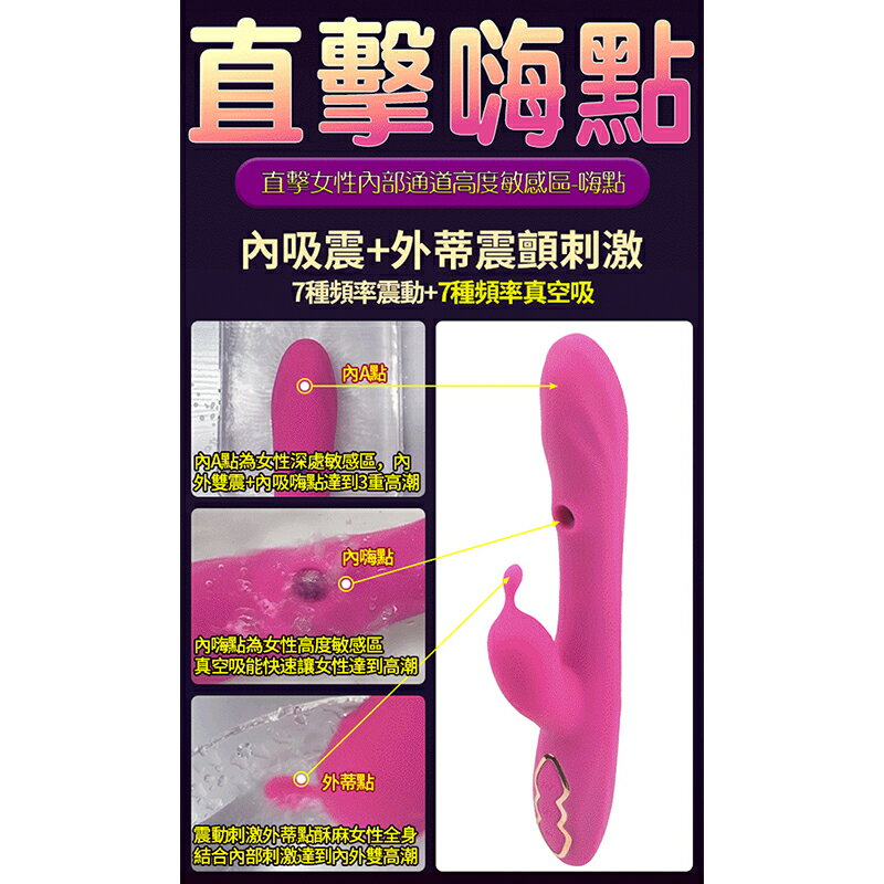 超值★ DIBE - 阿爾法 吸吮 震動按摩棒 電動按摩棒 G點刺激 吮吸按摩器 1