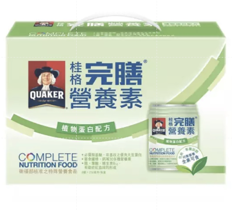 桂格 完膳營養素-植物蛋白配方250mlx8罐(禮盒)