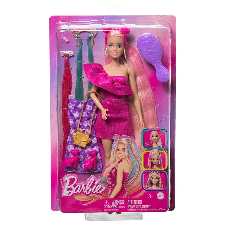 《MATTEL》芭比Barbie 完美髮型系列-時尚主題娃娃