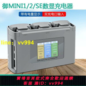 【新品】DJI大疆禦mini2SE雙向電池管家MAVIC數顯充電器USB快充適配器配件