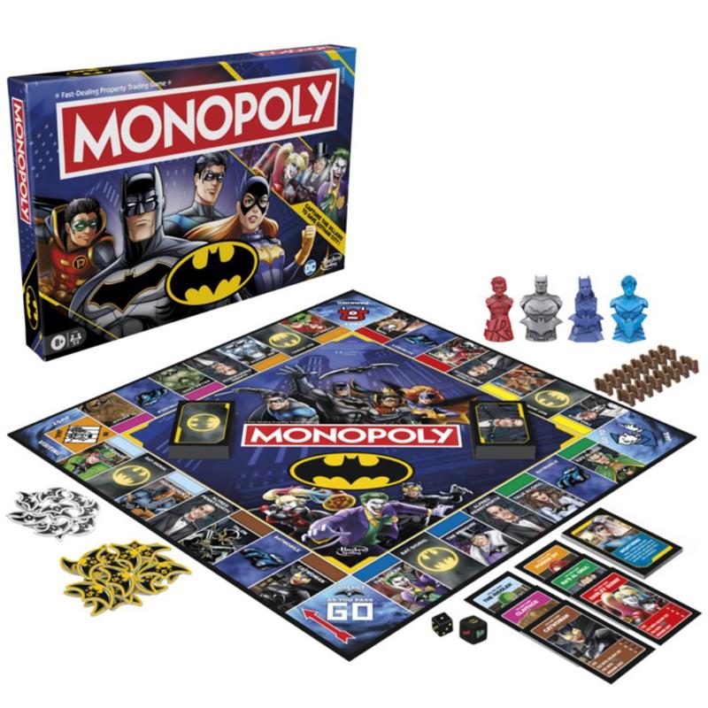 《孩之寶 HASBRO》地產大亨 MONOPOLY 蝙蝠俠收藏版 (原文版) 東喬精品百貨