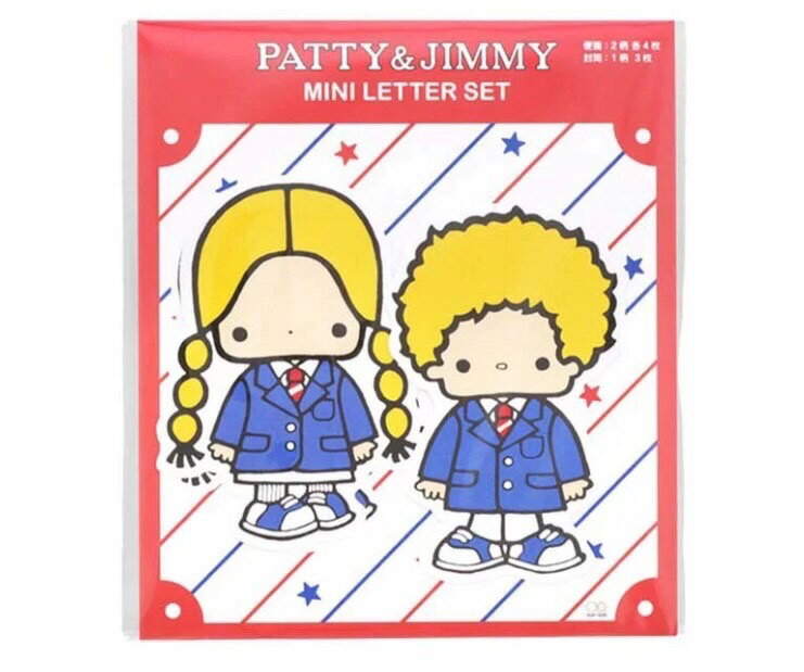 【震撼精品百貨】彼得&吉米Patty & Jimmy~日本SANRIO三麗鷗 彼得&吉米造型迷你信紙組-復古*69041