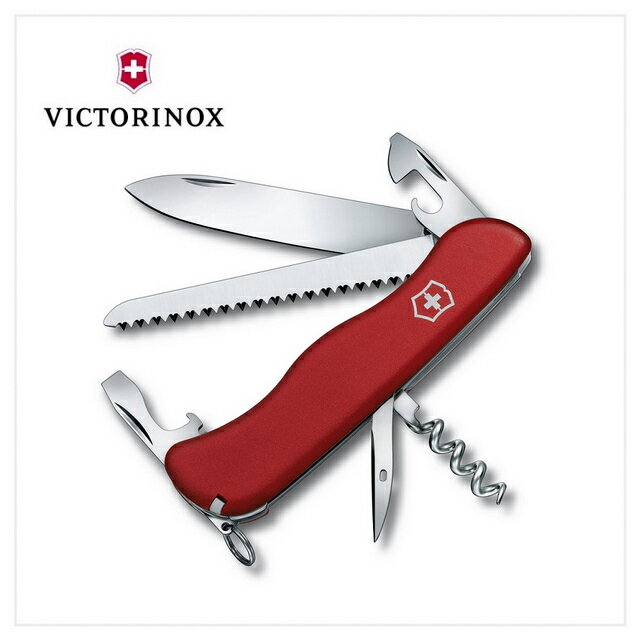 VICTORINOX 瑞士維氏 瑞士刀 12用 111mm 紅色 0.8863