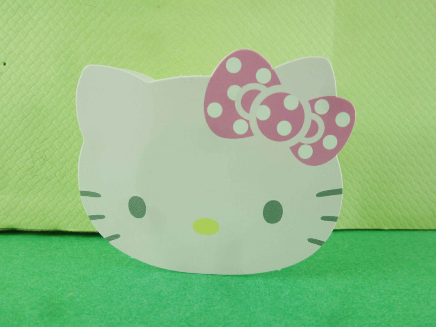 【震撼精品百貨】Hello Kitty 凱蒂貓 滾輪貼紙-粉色大頭 震撼日式精品百貨
