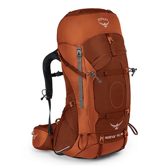 ├登山樂┤ 美國 Osprey Aether AG 70 L 輕量透氣登山背包-日落橙 # 10000660