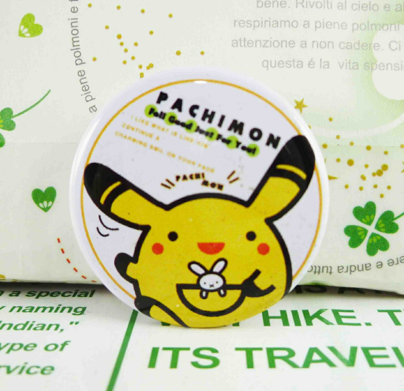 【震撼精品百貨】神奇寶貝 Pokemon 別針-皮卡丘(白) 震撼日式精品百貨
