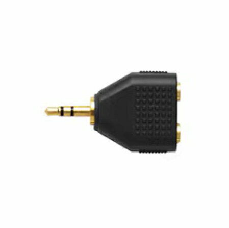 [5東京直購] Audio-Technica AT3C25S 一分二 3.5mm 耳機 分配器 轉接頭 1公2母