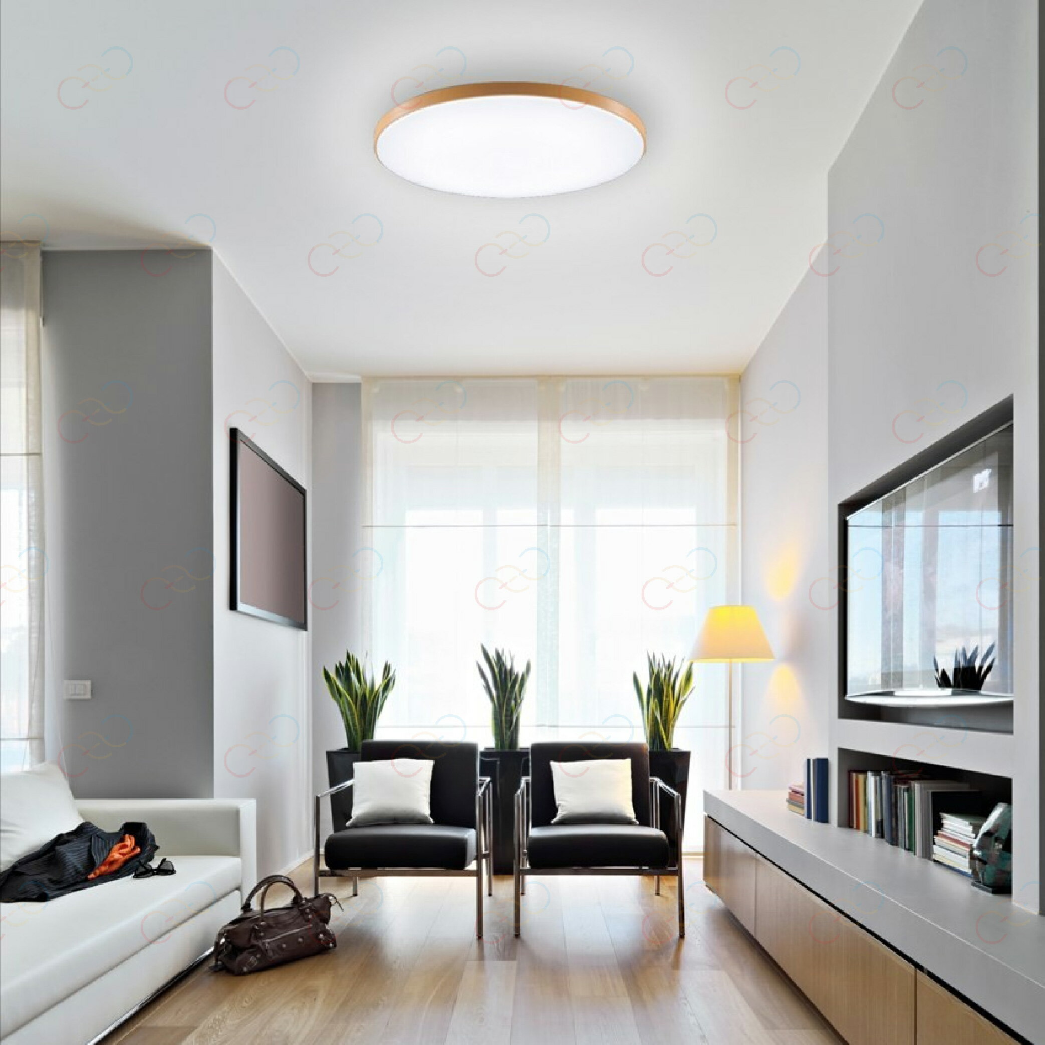 保固5年 Panasonic LED 增亮吸頂燈 木眶 國際牌 LGC61215A09 吸頂燈 (A Light) 9