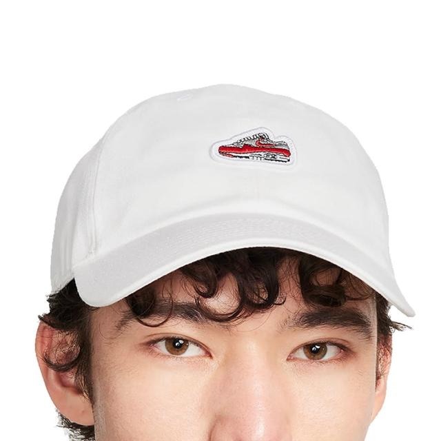 【滿額現折300】NIKE 帽子 CLUB CAP AIR MAX 1 白 刺繡LOGO 棒球帽 老帽 FN4402-100