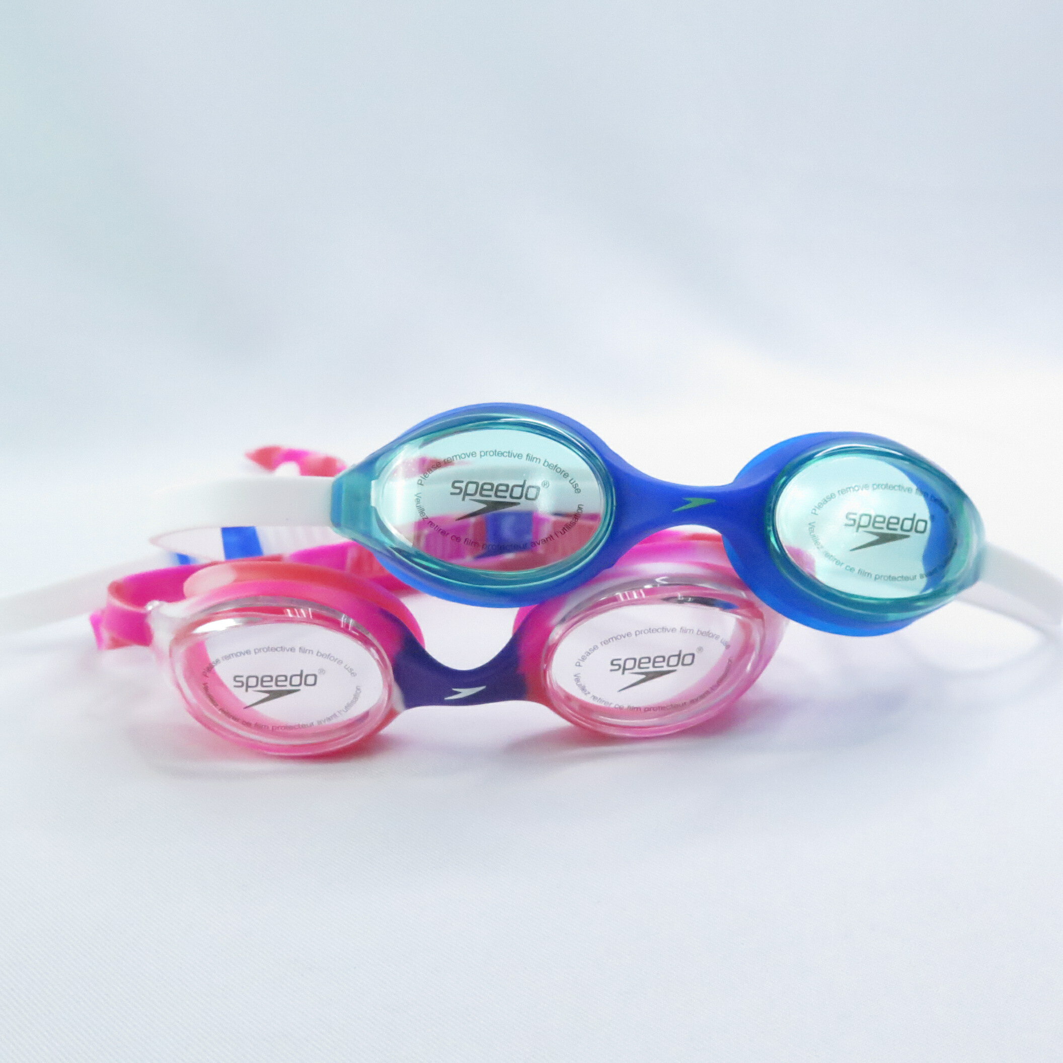 Speedo SD8775031- 兒童運動泳鏡 Hyper Flyer 防霧抗UV【iSport愛運動】