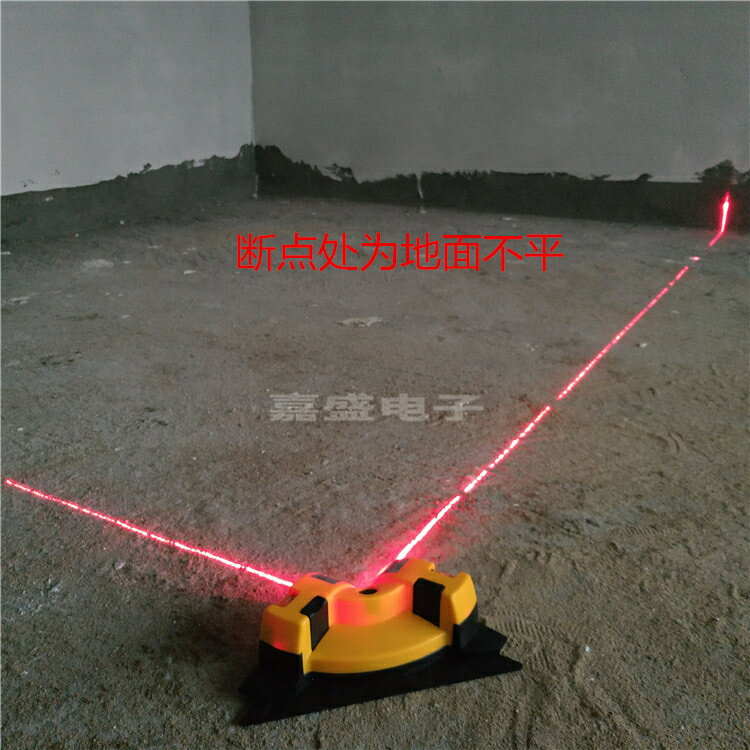 強光鐳射直角儀90度直角紅外線水平儀地線儀木工打線器小型水平尺