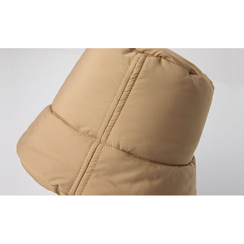 ANNAS 正韓羽絨棉直筒帽 帽子 漁夫帽 盆帽 水桶帽 造型帽 遮陽帽 個性 潮流 黑色 韓國 空氣感帽子 6