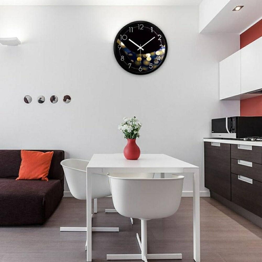 掛鐘個性鐘錶時尚掛鐘客廳臥室創意現代靜音大號石英掛錶壁鐘 都市時尚DF