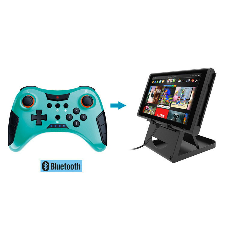 TNS1724 任天堂switch遊戲手柄switch pro無線手柄NS藍芽手柄