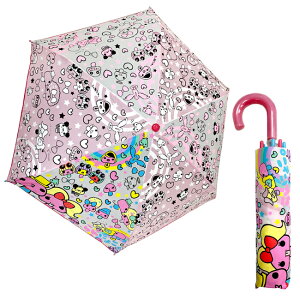 【日本正版】奇怪的蘑菇 輕量型 晴雨傘 附傘套 摺疊傘 雨傘 折傘 Rannyoko 磨菇 Ranzuki - 051825