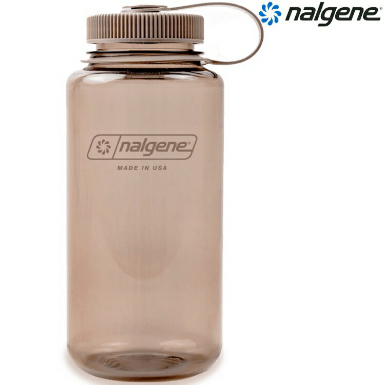 Nalgene 1000cc 寬嘴水壺/運動水瓶/寬口瓶 Tritan Sustain 美國製 2020-5432 摩卡