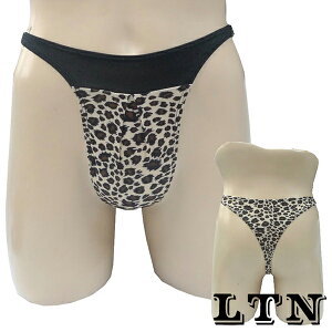 台灣製MIT透氣舒適性感男內褲．(LTN)C380豹紋-XL-丁字【本商品含有兒少不宜內容】