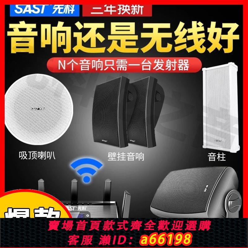 【臺灣公司 可開發票】先科音響D1無線藍芽家用壁掛音箱商用店鋪掛壁室內餐廳專用廣播