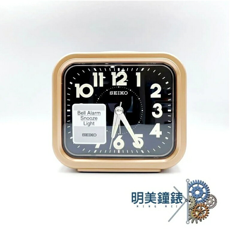 ◆明美鐘錶眼鏡◆SEIKO精工/QHK023G/貪睡/靜音/經濟實惠大響鈴鬧鐘