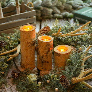 新年圣誕燭臺許愿蠟燭浪漫裝飾擺件場景窗幼兒園手工材料diy