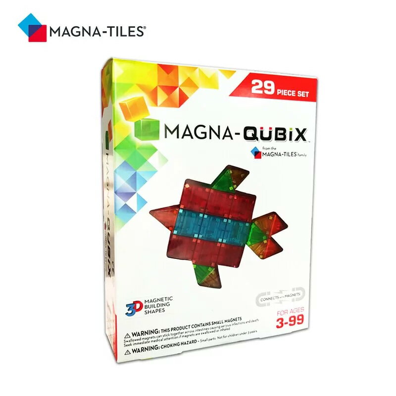 Magna-Qubix 磁力積木29片【悅兒園婦幼生活館】