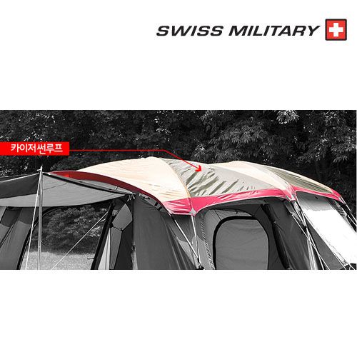 【露營趣】SWISS MILITARY S3T3T018 豪華圓頂別墅帳專用全罩式頂布 適用S3T3T015