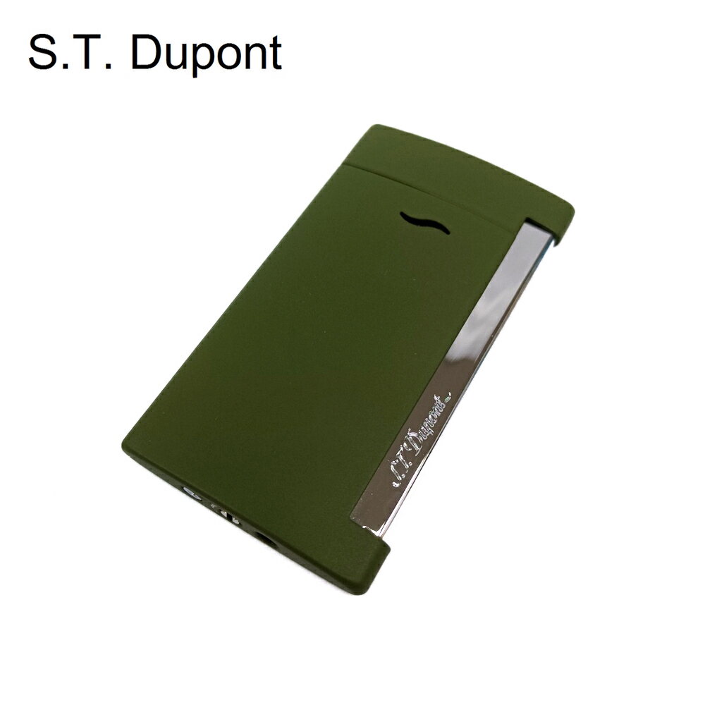 S.T.Dupont 都彭 Slim7 防風打火機 卡其綠 27747