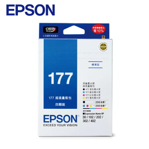 【最高22%回饋 5000點】EPSON T177650 原廠墨水匣 量販包