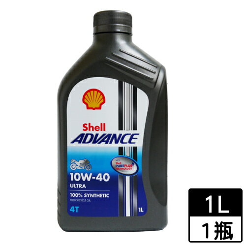 Shell ADVANCE ULTRA 4T全合成機油(10W40)【愛買】